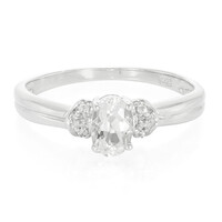 Bague en argent et Béryl de l'Himalaya