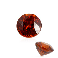  Zircon rouge du soir 2,164 ct (gemme et boîte de collection)