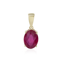 Pendentif en or et Rubis de Madagascar