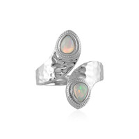 Bague en argent et Opale Welo