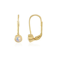 Boucles d'oreilles en argent et Opale Welo