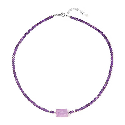 Collier en argent et Améthyste