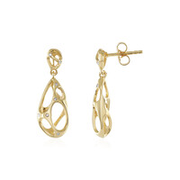 Boucles d'oreilles en argent et Diamant I2 (J)