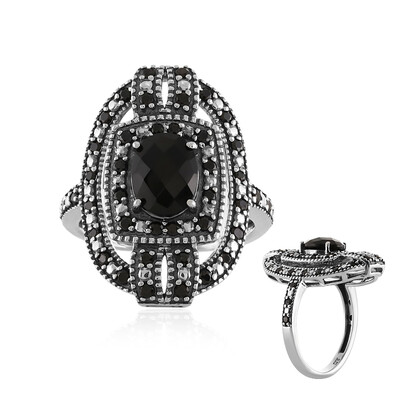 Bague en argent et Onyx noir