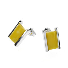Boucles d'oreilles en argent et Ambre baltique