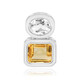 Pendentif en argent et Citrine (MONOSONO COLLECTION)