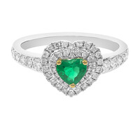 Bague en or et Emeraude de Colombie (CIRARI)