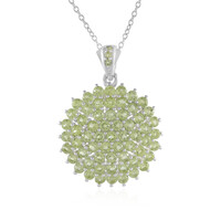 Collier en argent et Péridot