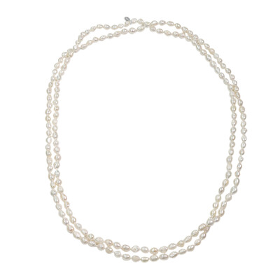 Collier en argent et Perle de culture d'eau douce (TPC)