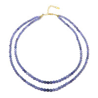 Collier en argent et Tanzanite