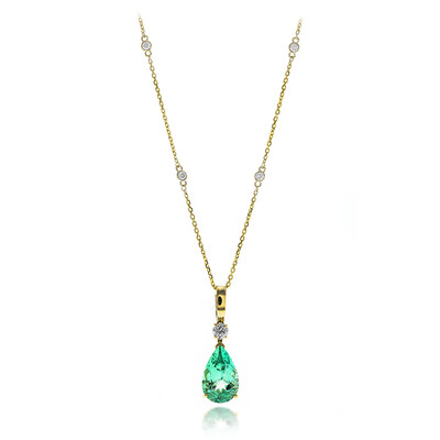 Collier en or et Emeraude de Colombie (CIRARI)