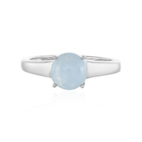 Bague en argent et Aigue-marine