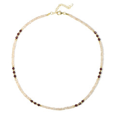 Collier en argent et Grenat d'Inde