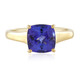 Bague en or et Tanzanite AAA
