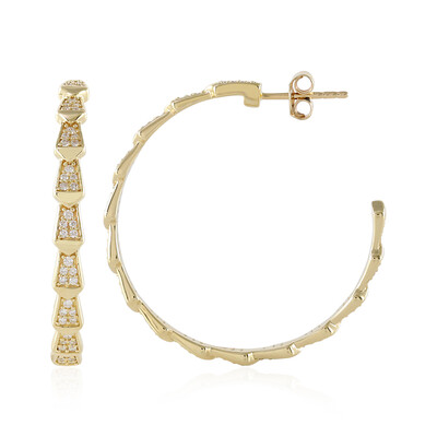 Boucles d'oreilles en or et Diamant SI2 (H) (de Melo)