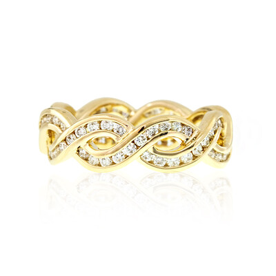 Bague en or et Diamant Flawless (F) (LUCENT DIAMONDS)