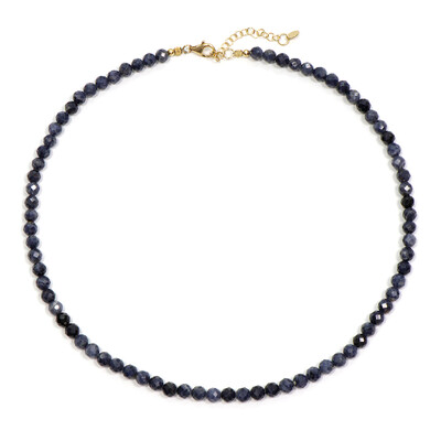 Collier en argent et Saphir bleu
