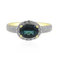 Bague en or et Indicolite du Brésil