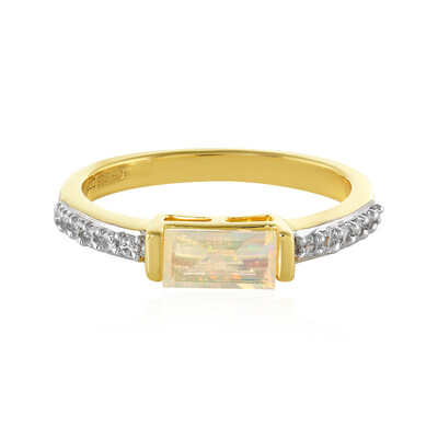 Bague en argent et Opale Welo