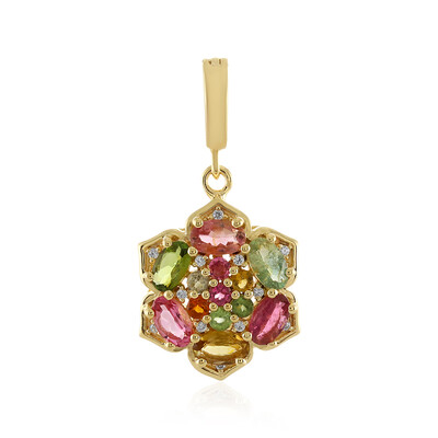 Pendentif en argent et Tourmaline