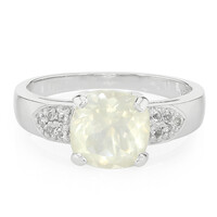 Bague en argent et Orthose