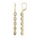Boucles d'oreilles en argent et Labradorite bleue de Maniry (KM by Juwelo)