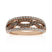 Bague en or et Diamant chocolat SI2 (CIRARI)