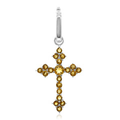 Pendentif en argent et Citrine