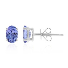 Boucles d'oreilles en or et Tanzanite