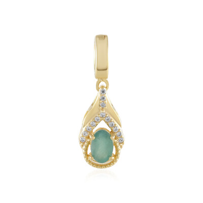 Pendentif en argent et Grandidierite