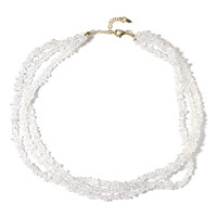 Collier en argent et Quartz blanc