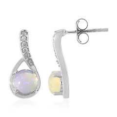 Boucles d'oreilles en argent et Opale Welo