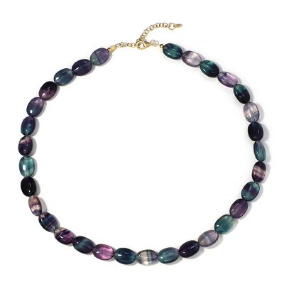 Collier en argent et Fluorite