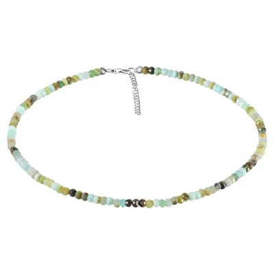 Collier en argent et Opale