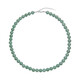 Collier en argent et Aventurine verte