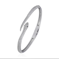 Bracelet en argent et Topaze blanche