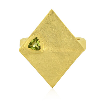 Bague en argent et Péridot (MONOSONO COLLECTION)