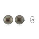 Boucles d'oreilles en argent et Perle de culture de Tahiti (TPC)