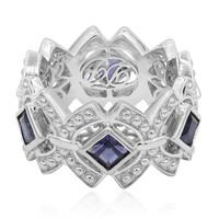 Bague en argent et Iolite (Dallas Prince Designs)