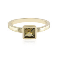 Bague en or et Tanzanite jaune non chauffée  (Adela Gold)