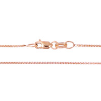 Or rose 375/1000 - Chaîne maille tressée - 50cm - 1,33 g