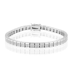 Bracelet en argent et Diamant I3 (I)