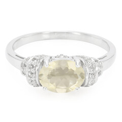 Bague en argent et Orthose