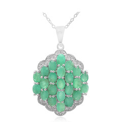Collier en argent et Emeraude