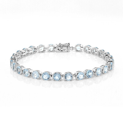 Bracelet en argent et Topaze bleu ciel