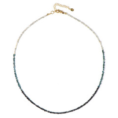 Collier en argent et Diamant bleu