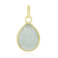 Pendentif en argent et Aigue-marine