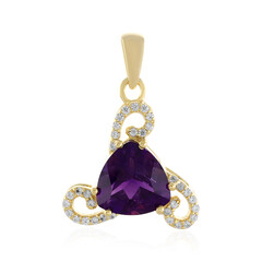 Pendentif en argent et Améthyste de Sibérie