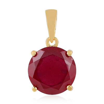 Pendentif en argent et Rubis de Madagascar