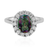 Bague en argent et Quartz mystique